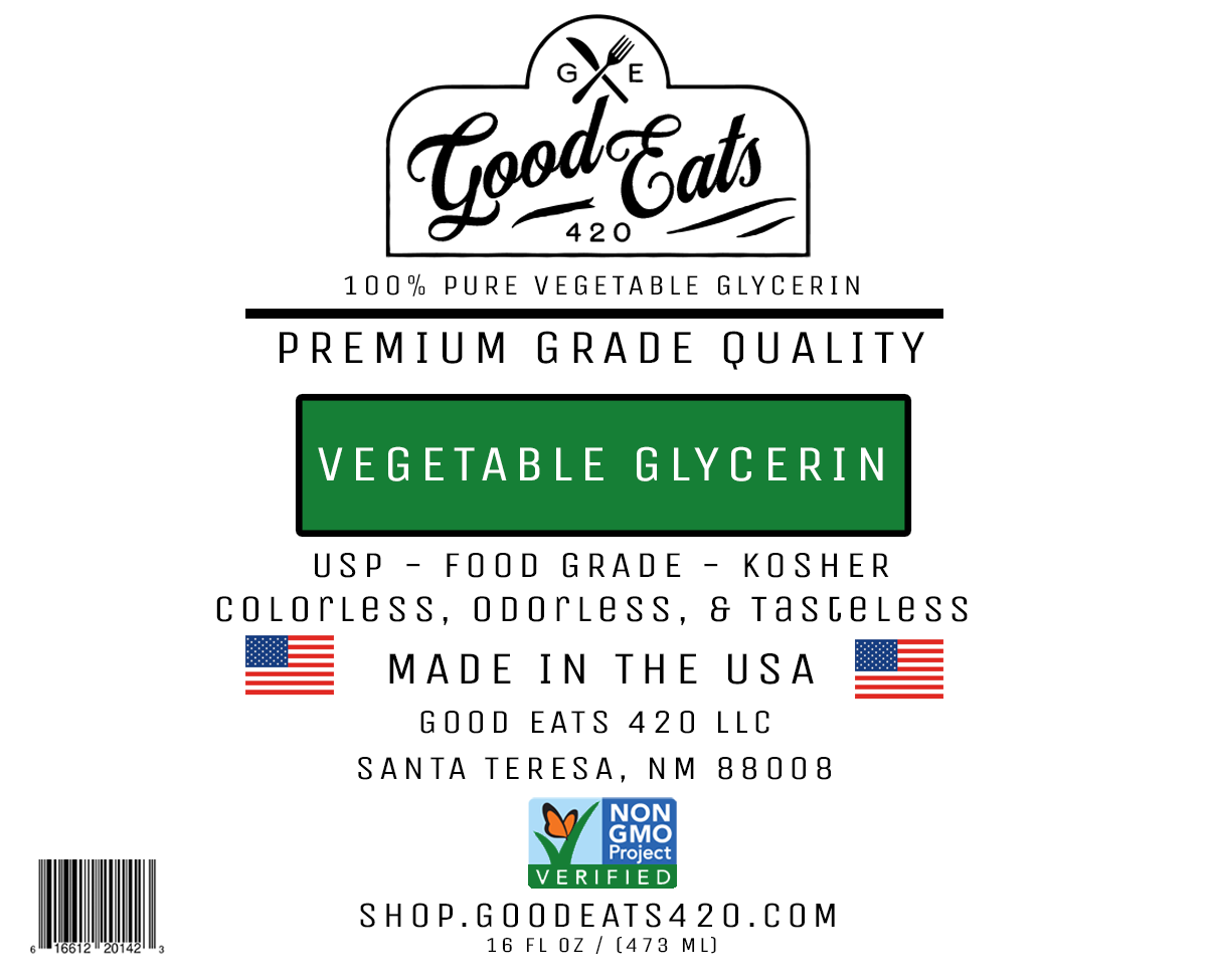 Good Eats 420 100% Pure Food Grade Vegetable Glycerin